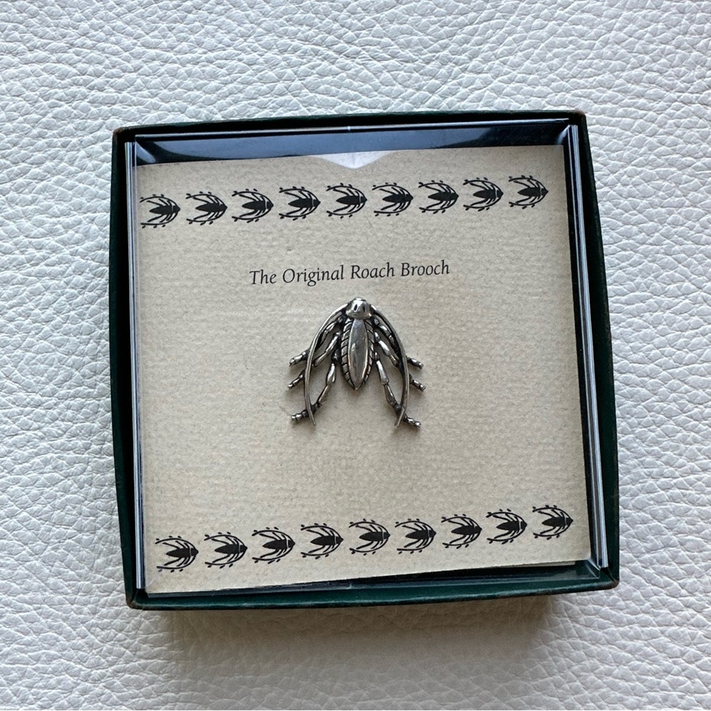 Sterling Silver Insect Pin Brooch NEW